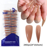 576pcs/Box Colorful Fake Nails Black Red Design Fake Nail Oval Short Square Press On False Nails Mixed Full Cover Nail Tips