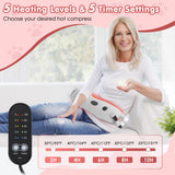 USB Powered Electric Pad Period Heated Pillow Menstrual Colic Heater Cramps Period Neck Shoulder Hot Compress Heating Pad