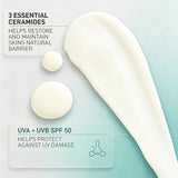 CeraVe Invisible Mineral Sunscreen SPF 50, Face for Sensitive Skin, Niacinamide, Ceramides, Vitamin E, Oil Free, 1.62 oz