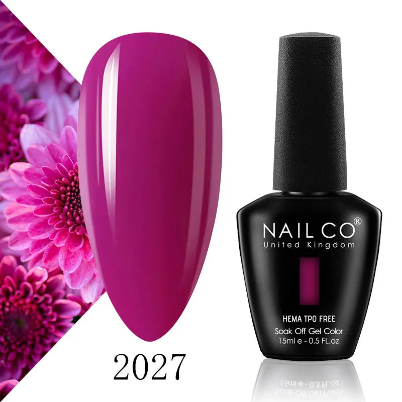 NAILCO 15ml HEMA FREE TPO FREE Top Base Coat Nail Gel Polish Supplies Vernis Semi Permanent Nail Art Manicure Gel Ongle UV Nails