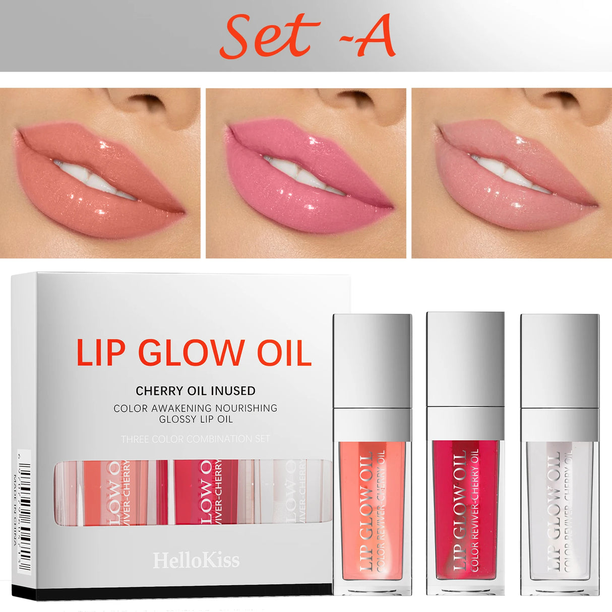 Crystal Jelly Moisturizing Lip Oil Plumping Lip Gloss Makeup Sexy Plump Lip Glow Oil Tinted Lip Plumper