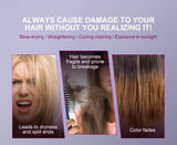PURC Heat Protectant Spray Coconut Oil Frizz Control & Shine for All Hair Types Thermal Protection up to 470°F Hair Care