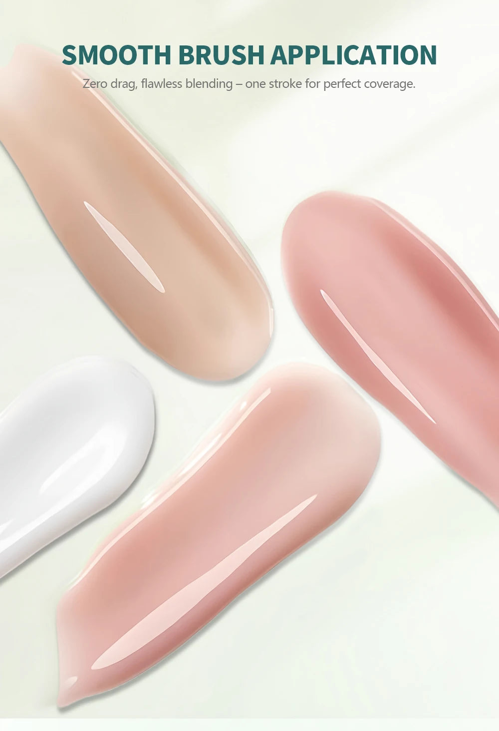 Nailpop Milky Smooth Builder Gel 30/100g for Nail Extension Long Lasting Quick Building UV Gel Soak Off Nail Art Design DIY