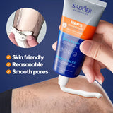 Men's Hair Removal Cream Permanent Epilator Private Area Painless Hair Remover Growth Inhibitor Spray Suitable Sensitive Skin