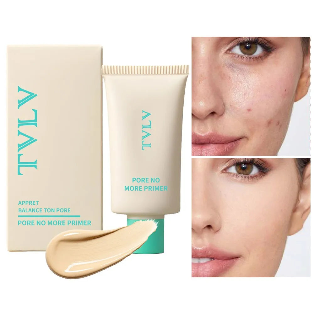 Pore No More Primer Moisturizing Long-Lasting Oil Control Matte Finish Primer Water & Sweat Resistant Base Makeup