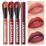 12 Colors Nude Matte Lipstick Waterproof Lip Sticks Not Fading Sexy Red Velvet for Women Make Up Long Lasting Lip Cosmetics