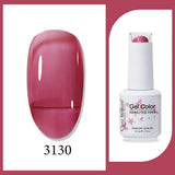 Clou Beaute Gel Color Hema TPO Free 15ml Gel Nail Varnish Soak Off UV Gel Polish Nail Art Manicure Lacquer Nail Art Jelly Gel