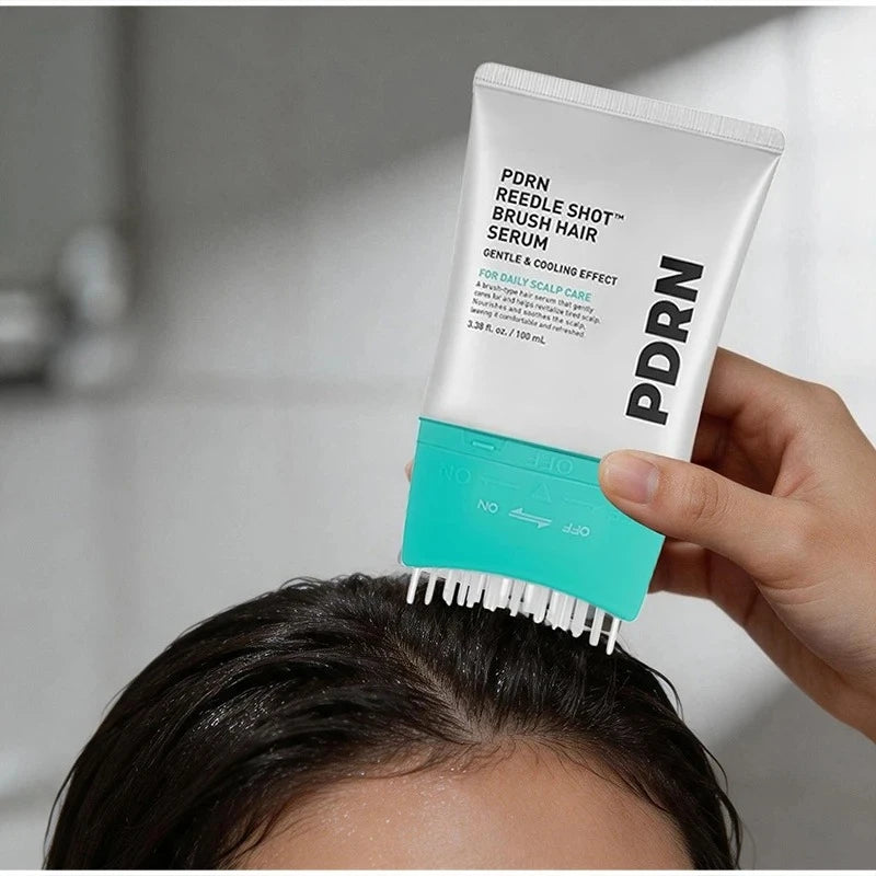 Pdrn Reedle Shot Brush Hair Serum Nourishing Strengthening Hair Care Essence Improve Scalp Environment For Daily Scalp Care