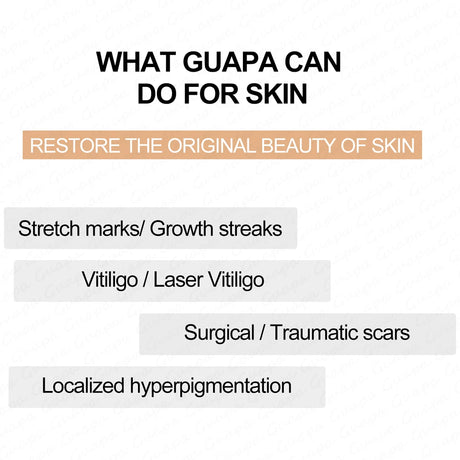 Guapa 10ml Permanent Makeup Ink Stretch Mark Camouflage Pigments Skin Tone Scar Camouflage Tattoo Ink for Restore Skin Tone