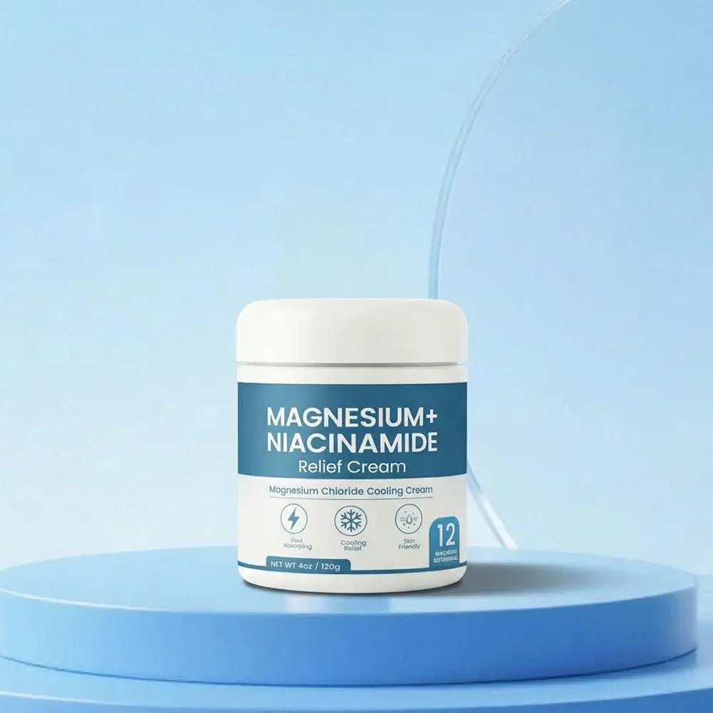 120g Niacinamide Magnesium Chloride Relief Cream Cooling Body Moisturizer Brightening Repair Skin Barrier Dryness Lotion Care