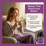 Biotin 25000mcg - Collagen Keratin Hyaluronic Acid Vitamins, Hair Skin Nails & Joint Support, Anti-aging Supplements Antioxidant