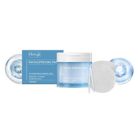 Salicylic Acid Acne-Clearing Toner Pads,Dual Action Exfoliation,Deep Clear Acne&Refine Pores,Centella+Allantoin,Soothing&Anti Redness,Polish Strawberry Nose&Rough Texture,Hydrating&Non-tightening,Convenient Dual Textured Pads