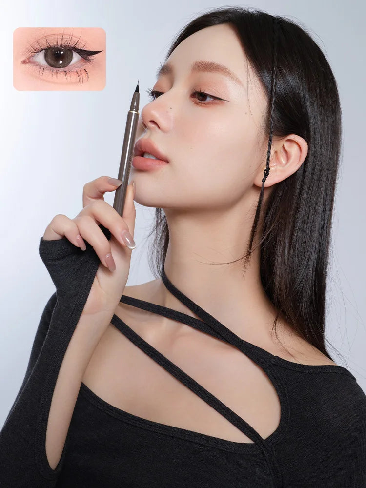 Judydoll Precision Liquid Eyeliner Pen, Ultra-Fine Tip, Waterproof, Smudge-Proof, 24-Hour Long-Lasting, Perfect for Lash Line