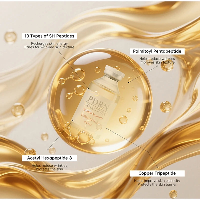PDRN Salmon DNA Serum Ampoule Advanced Skincare Deep Repair Renew Skin Brighten Tone Strengthen Barrier firming Facial Essence