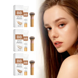 Tinted BB Cream Sunscreen SPF 30++ Full Coverage Invisible Pores Acne Brightening Nude Makeup Waterproof Facial Foundation Kit
