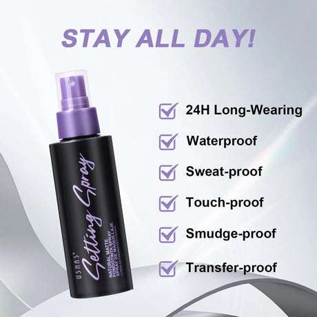 Cooling Makeup Setting Spray 110ml – Oil-Control Hydrating Waterproof Long-Lasting Unisex for All Skin Types