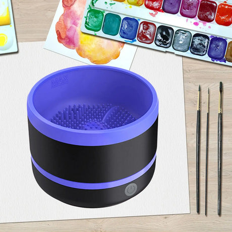 Electric Makeup Brush Cleaner USB Automatic Washing Tool High Speed Drying Machine for Professional Makeup Brush Care