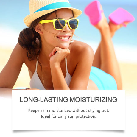 Eelhoe Skin Refreshing Sunscreen Stick Keep Refresh Full Coverage No Sticky for Dry Oily Control Waterproof Body Sunscreens 50+