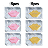 5/10/20/30pcs Pink Gold Crystal Collagen Lip Mask Plump Lips Moisturizing Nourishing Lip Patches Lips Plumper Skin Care Products