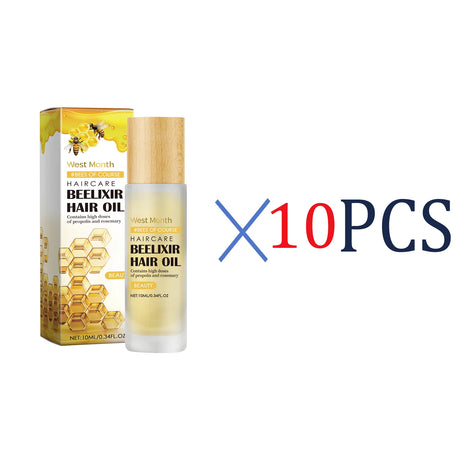 Honey Hair Oil Repair Dry Scalp Damaged Fragile Hair Helps Prevent Hair Loss Breakage Mild Formula Protects Health Hair 10ml