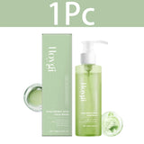 HOYGI Hyaluronic Acid Cleanser Oil Control Blackhead Remover Facial Skin Pore Cleansing Gel Brightening Exfoliating Face Wash