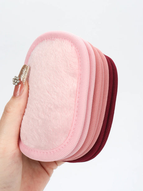 810 Makeup Remover Wipes Gradient 7Pcs, Machine Washable, Reusable Makeup Remover Tools for All Skin Types