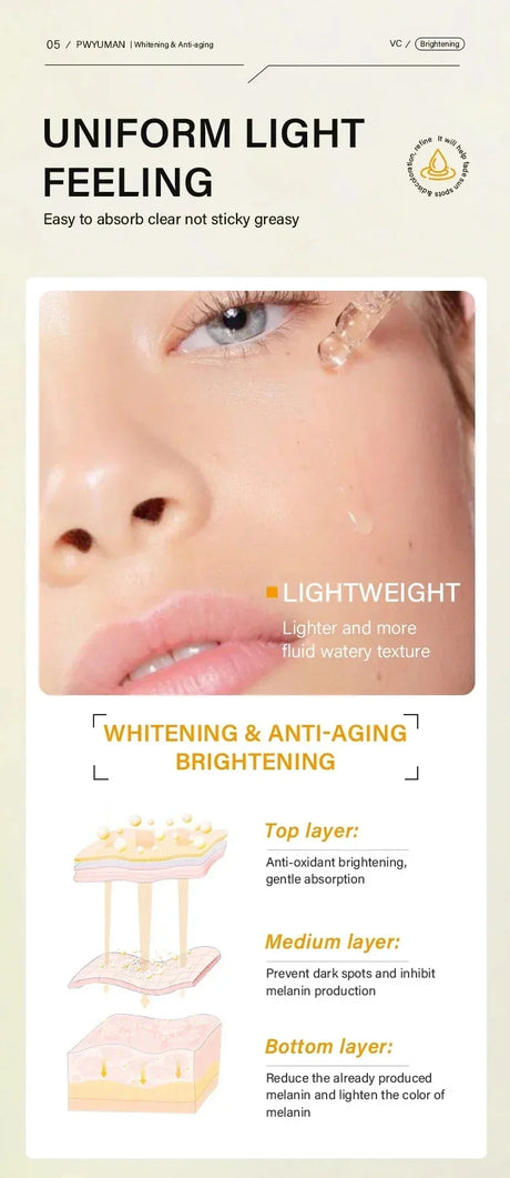 Dark Spots Remover Whitening Face Set Freckle Melanin Correcting Reduce Fine Lines Brighten Essence Korean Beauty Skin Care ﻿