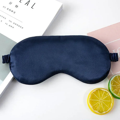 Silk Ruffle Sleep Eye Mask Soft Sleeping Eye Covers Multicolor Night Dream Blackout Eye Patches for Woman Man to Sleep Better