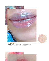 HERORANGE Glittering Mirror Lip Glaze, Watery Shimmering Light Lip Gloss Makeup 6 Colors, Hydrating Moisturizing, Long Lasting