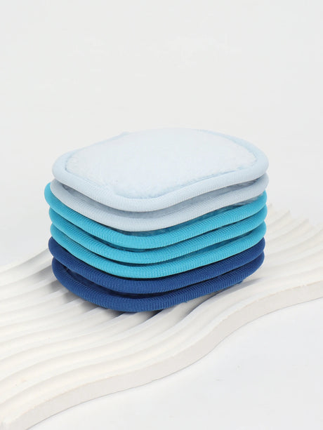 810 Makeup Remover Wipes Gradient 7Pcs, Machine Washable, Reusable Makeup Remover Tools for All Skin Types