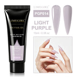 LIMEGIRL 25Colors Poly Extension Nail Gel For Nails Art Acrylic Manicure Design UV Varnishes Semi Permanent Quick Extension Gel