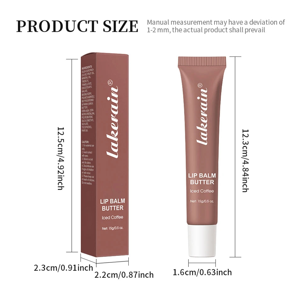 Summer Lip Balm Moisturizing Mirror Lip Gloss Lip Vanilla Mint Iced Coffee Cake Smell Lipstick Transparent Lip Oil  Makeup