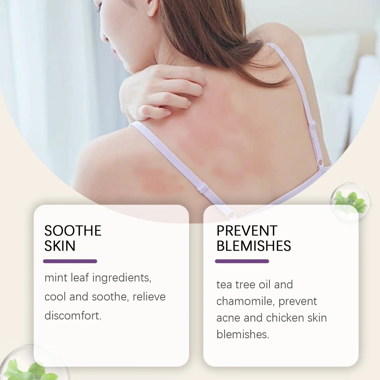 Ximonth Skin Soothing Spray Relieves Redness Itching Nourishes Moisturizes Soothes Skin Non Irritating Gentle Repair Skin Care