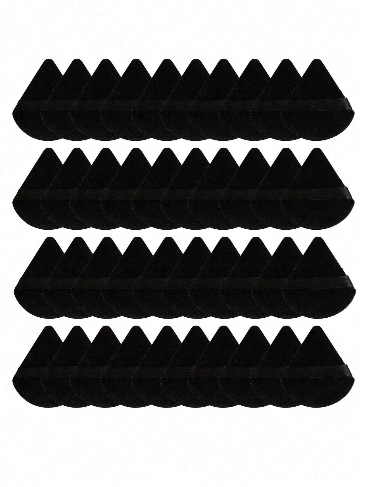 50/40/30/20/10/5 Triangular Velvet Puffs, Reusable Puffs, Face and Eye Makeup Puffs, Foundation Make-up Powder Makeup Tools