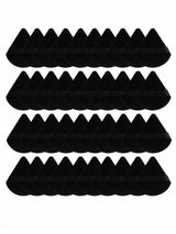 50/40/30/20/10/5 Triangular Velvet Puffs, Reusable Puffs, Face and Eye Makeup Puffs, Foundation Make-up Powder Makeup Tools