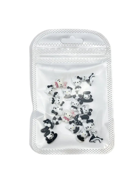 20Pcs Lovely Hello Kitty Cartoon Nail Accessories for Summer Fun Nail Charms Designed for Beautiful Girls