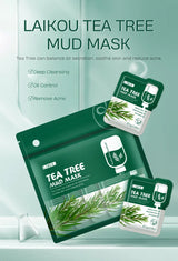 Purifying Clay Facial Mask in Pouch,For Acne, Oily & Combination Skin, Deep Cleansing, Detoxifying, Skin Care, Face Mud Mask 5g