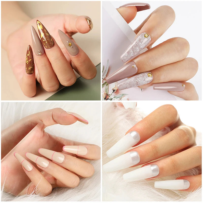 Gel Nail Polish Kit With UV Nail Lamp Electric Nail Drill Machine Soak OFF Gel Nail Kit Base&Top Coat Gel Polish Nail Tools Set