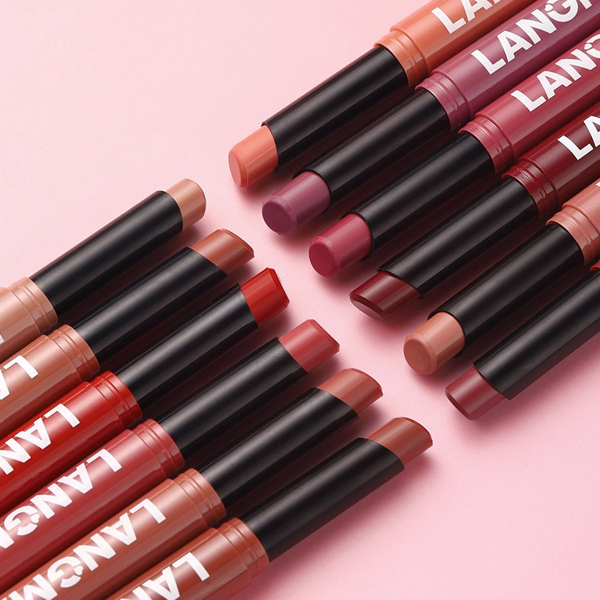 12 Colors Nude Matte Lipstick Waterproof Lip Sticks Not Fading Sexy Red Velvet for Women Make Up Long Lasting Lip Cosmetics