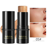 Face Brown Bronzer Contour Stick Face Foundation Makeup Pen Lasting Smooth Contour Shadow Blusher Highlight Concealer Cosmetics