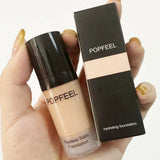 POPFEEL Flawless Satin Foundation, Full Coverage, Waterproof & Sweatproof, Long-Lasting for Perfect Base