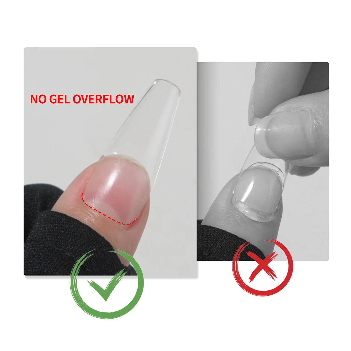 Nailpop Pro Soft Nail Tips Gel Glue 20g Adhesive Fake Nails Long Lasting Soak Off UV Gel Nail Polish Manicure Products for Nails