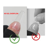 Nailpop Pro Soft Nail Tips Gel Glue 20g Adhesive Fake Nails Long Lasting Soak Off UV Gel Nail Polish Manicure Products for Nails