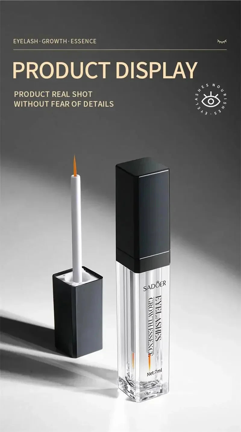 Fast Eyelash Growth Serum 7 Days Lashes Eyebrow Enhancer Product Longer Fuller Thicker Extension Treatment Lash Lift Care Makeup
