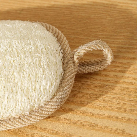Natural Loofah Sponge Soft Bath Sponges Exfoliating Skin Health Cleaning Tool Bath Shower Brushes Unisex Foam Loofah Bath Brushe