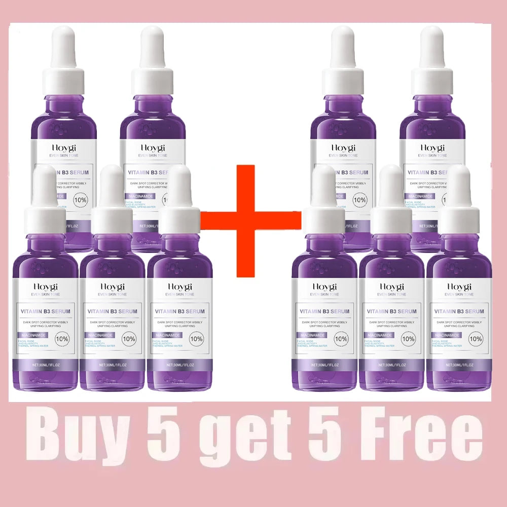 Anti Wrinkle Facial Serum Dark Spots Removal Anti Aging Fade Acne Marks Smooth Fine Lines Firming Vitamin B3 Whitening Essence