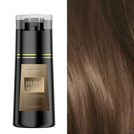 EELHOE Hair Dye Shampoo Nova Hair Instant Dye Shampoo Men Women Quick Easy Safe Hair Color Gray Hair  Coverage Nourish Scalp