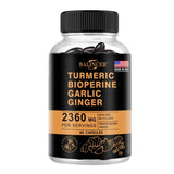 Curcumin Inflammation Support Black Pepper for Maximum Absorption, Natural Premium Joint Flexibility and Muscle Health Support
