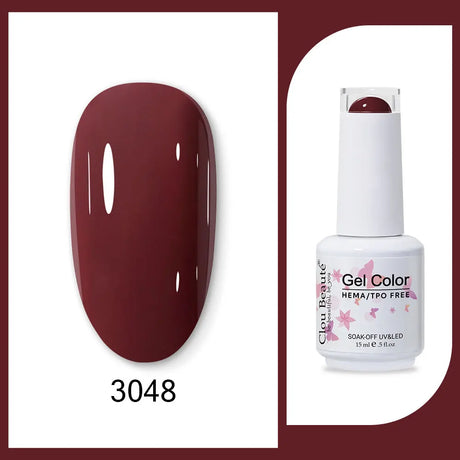 Clou Beaute 15ml HEMA TPO FREE Gel Nail Polish Bright Dark Army Green Gel Lacquer Semi Permanent Art Organic  Nail Gel Varnish