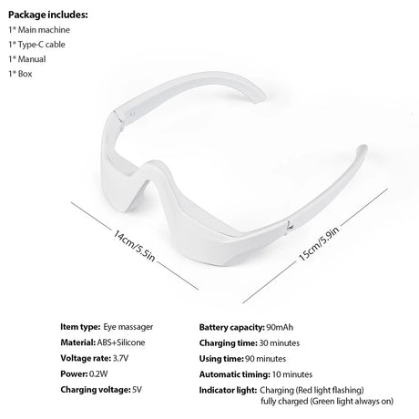 Eye Massager 3D Eyes Relax Massager Fatigue Relief Lighten Dark Circles Beauty Eye Care